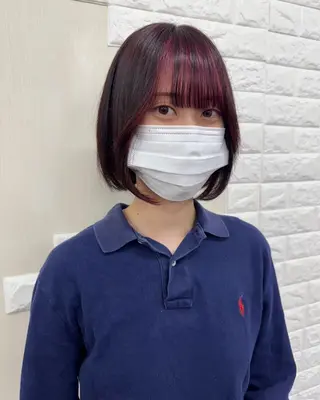 ミディアム カラー 🌈miu miu hair✂️💕のヘアスタイル