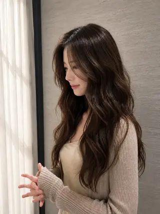 パーマ 本場韓国ヘア特化 아이비/Aibiのヘアスタイル