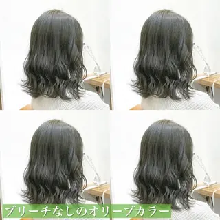 ミディアム カラー navile原宿 yumaのヘアスタイル