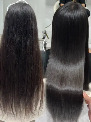 ロング 𝑹𝒊𝒉𝒐🎀 名駅/大人韓国ヘアのヘアスタイル