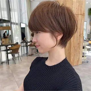 ショート カラー ショート上手い人/ 銀座/なかじのヘアスタイル