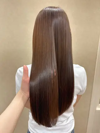 ロング 柔らかい透明感カラー 🎀クルミ🎀のヘアスタイル