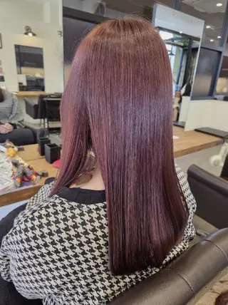 ロング カラー 関口 友菜のヘアスタイル