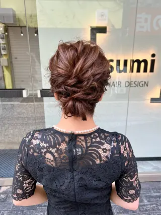 ショート カラー ヘアアレンジ 「sumi」 AMIのヘアスタイル