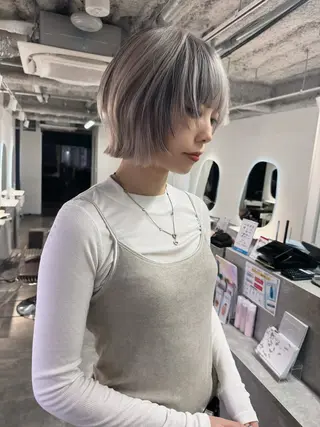 ショート カラー 新宿/髪質改善/ レイヤー/サカキのヘアスタイル