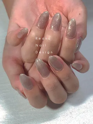 セミロング ネイル Blowe ニュアンスのネイルデザイン