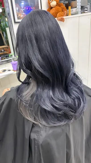 ロング カラー 永野 瑛大のヘアスタイル
