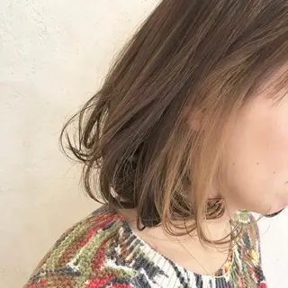 ショート カラー Saori / ボブ /顔周り/カラー🎀のヘアスタイル
