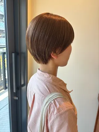 ショート カラー satsuki 暖色・ブラウンカラーのヘアスタイル