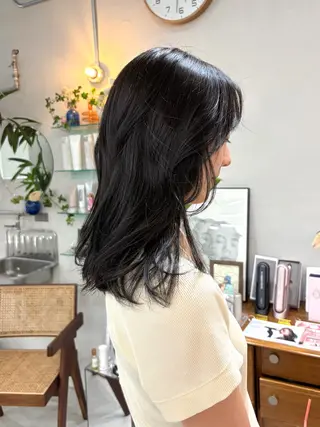 セミロング カラー ruri/ 透明感カラー/名古屋のヘアスタイル