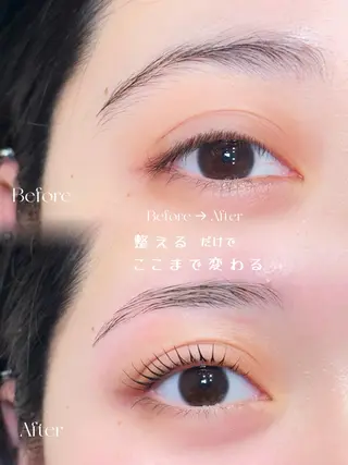マツエク・マツパ 梅津/cherien 渋谷・明治神宮前のマツエク・マツパデザイン