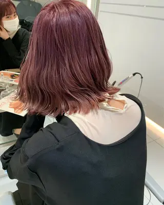 セミロング カラー mina🪐立川駅/ 無料ショートカットのヘアスタイル