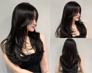 ロング カラー The Ect 江坂Kurumiのヘアスタイル