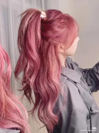 セミロング カラー ヘアアレンジ 愛されカラー🩷 はるなのヘアスタイル