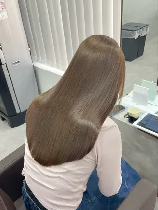 ロング カラー 川中 あいかのヘアスタイル
