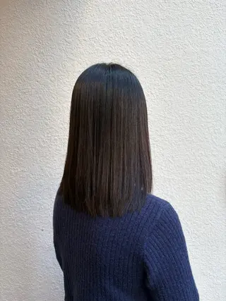 ミディアム 髪質改善/はるか 透明感カラー🧸のヘアスタイル