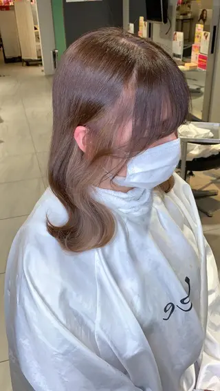 ミディアム カラー パーマ ヘアアレンジ メンズ キッズ ネイル マツエク・マツパ 酸性ストレート 髪質改善大槻勇樹のヘアスタイル