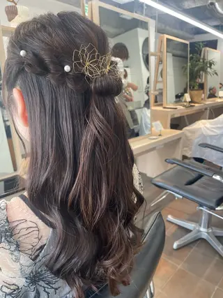 ロング ヘアアレンジ 髙橋 真香のヘアスタイル
