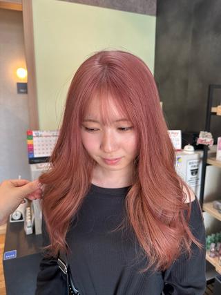 ロング 坂庭 美夢のヘアスタイル