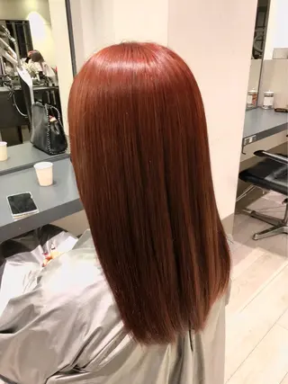 セミロング ❄ブリーチカラー❄ 佐原昌樹のヘアスタイル