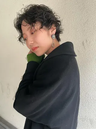 ショート パーマ suvvy hairsalonのヘアスタイル