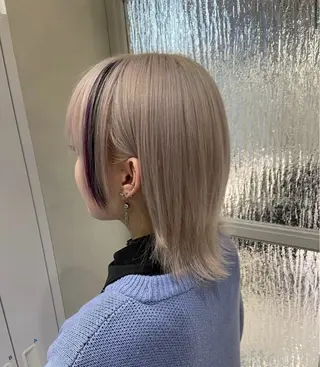 ロング カラー 🎀ブリーチ/透明感 カラー/ななみ🎀のヘアスタイル