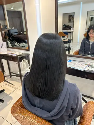 ミディアム カラー ヘアアレンジ 🌼REINA🌼 毛流れカット🌼赤坂のヘアスタイル