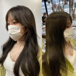 ロング カラー Pia ツボイ ケイタのヘアスタイル