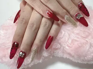 ロング Santolina Lilyのネイルデザイン