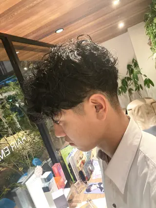 ショート パーマ メンズ ✂︎メンズ専門✂︎ やまだ りょうのヘアスタイル