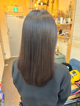ミディアム カラー 水素トリートメント/ 髪質改善/ナカノメのヘアスタイル
