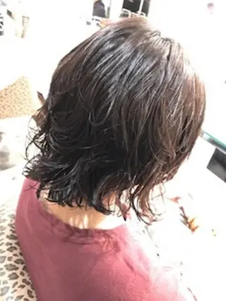 ミディアム パーマ Hair esthe HAAAT 東口店のヘアスタイル