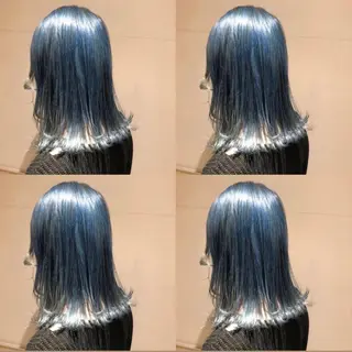 ミディアム カラー レイヤー×艶髪特化 マネージャー安藤光司のヘアスタイル