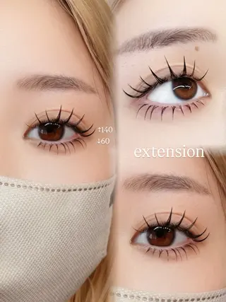 マツエク・マツパ Luminous まつげ&眉毛 専門店のマツエク・マツパデザイン