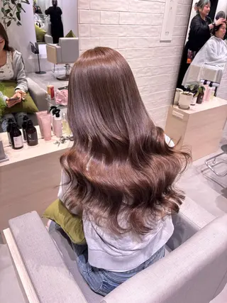 ロング カラー 銀座/韓国レイヤー/ 艶カラー🍓原田侑依のヘアスタイル