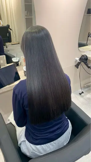 ロング カラー 蔵本 仁のヘアスタイル