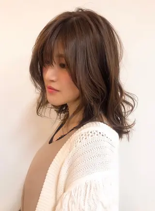 セミロング ダメージレスサロン✨ kayo🌱のヘアスタイル