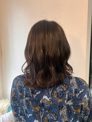 ミディアム ヘアアレンジ ヘアセット ヘッドスパ/河西未来のヘアスタイル