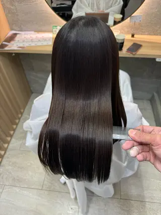 ロング 青木 啓輔のヘアスタイル