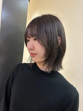 ショート カラー hubhair レイヤー/透明感のヘアスタイル