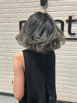 ミディアム カラー 佐藤 輝幸のヘアスタイル