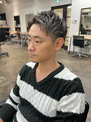 ショート メンズ メンズパーマ メンズ特化ryoのヘアスタイル