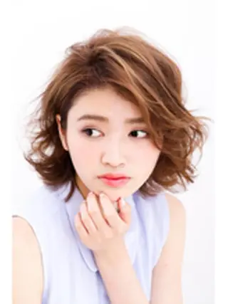 ミディアム ボブ特化 岡崎武のヘアスタイル