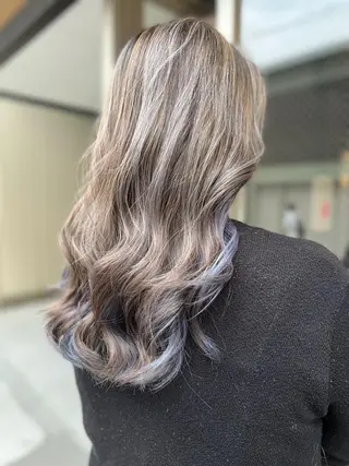 ロング カラー 🪽新宿 プルエクステ🫧のヘアスタイル