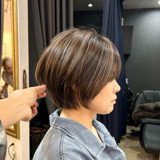ショート カラー 🌟ショート× 似合わせ🌟ナオヤのヘアスタイル