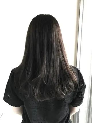 ロング カラー 髪質改善縮毛矯正 美容師✂️山崎竜二のヘアスタイル