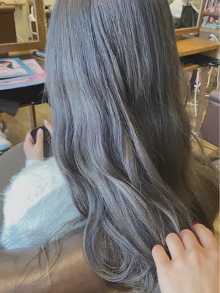 ロング カラー マンツーマン 美容師💚コウブチのヘアスタイル