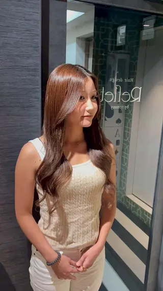 ロング Reflet 新宿/プルエクステのヘアスタイル