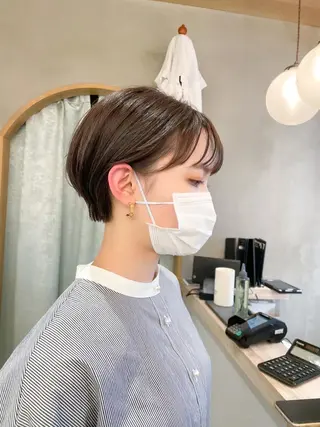 ショート カラー 横浜/ショート/ マンツーマン施術　丹のヘアスタイル