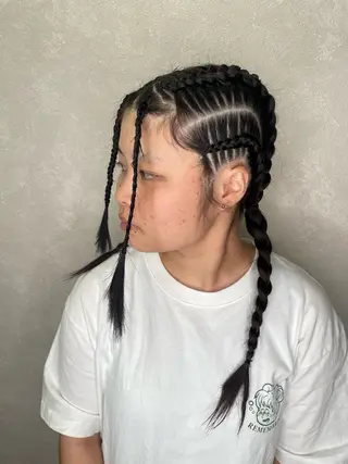 セミロング エクステ*美髪サロン KR2S河内長野店長のヘアスタイル